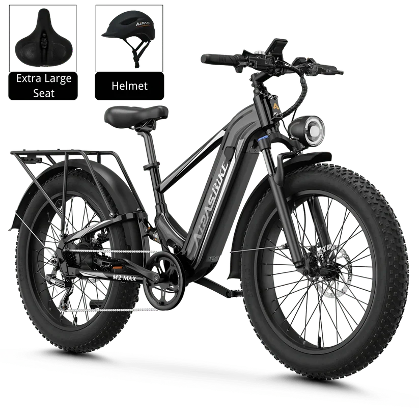 Aipas® M2 Max Hydraulic Brakes Ebike - Image 4
