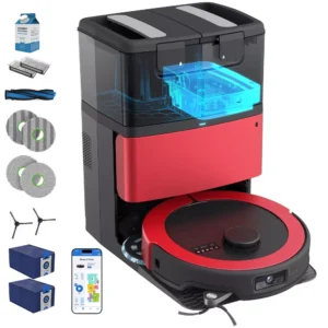 bObsweep Maxim Robot Vacuum & Mop, Auto-Wash/Dry Dock, LiDAR 360 Mapping