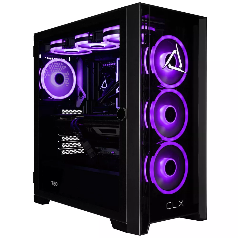 Gaming PC CLX SET - AMD Ryzen 9 9900X3D 4.4GHz 12-Core Processor, 32GB DDR5 Memory, GeForce RTX 5090 32GB, 2TB NVMe M.2 SSD, WiFi, Windows 11 Home