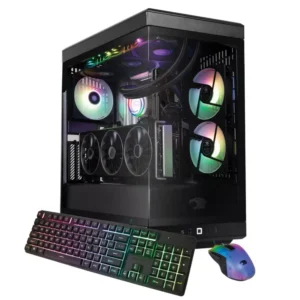 Gaming PC iBUYPOWER Y40  Desktop - AMD Ryzen 9 9900X, NVIDIA GeForce RTX 5080 16GB, 32GB DDR5 RGB RAM, 2TB NVMe SSD