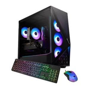 Gaming PC iBUYPOWER Slate Desktop - AMD Ryzen 5 8400F, NVIDIA GeForce RTX 5060Ti 8GB, 16GB DDR5 RGB RAM, 1TB NVMe SSD
