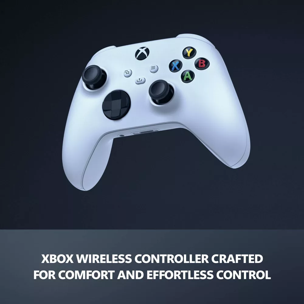 XBOX Series S: Gaming Console with 1TB: USB-C Connection & Wi-Fi 5, Includes XBOX Wireless Controller - Robot White - Image 4