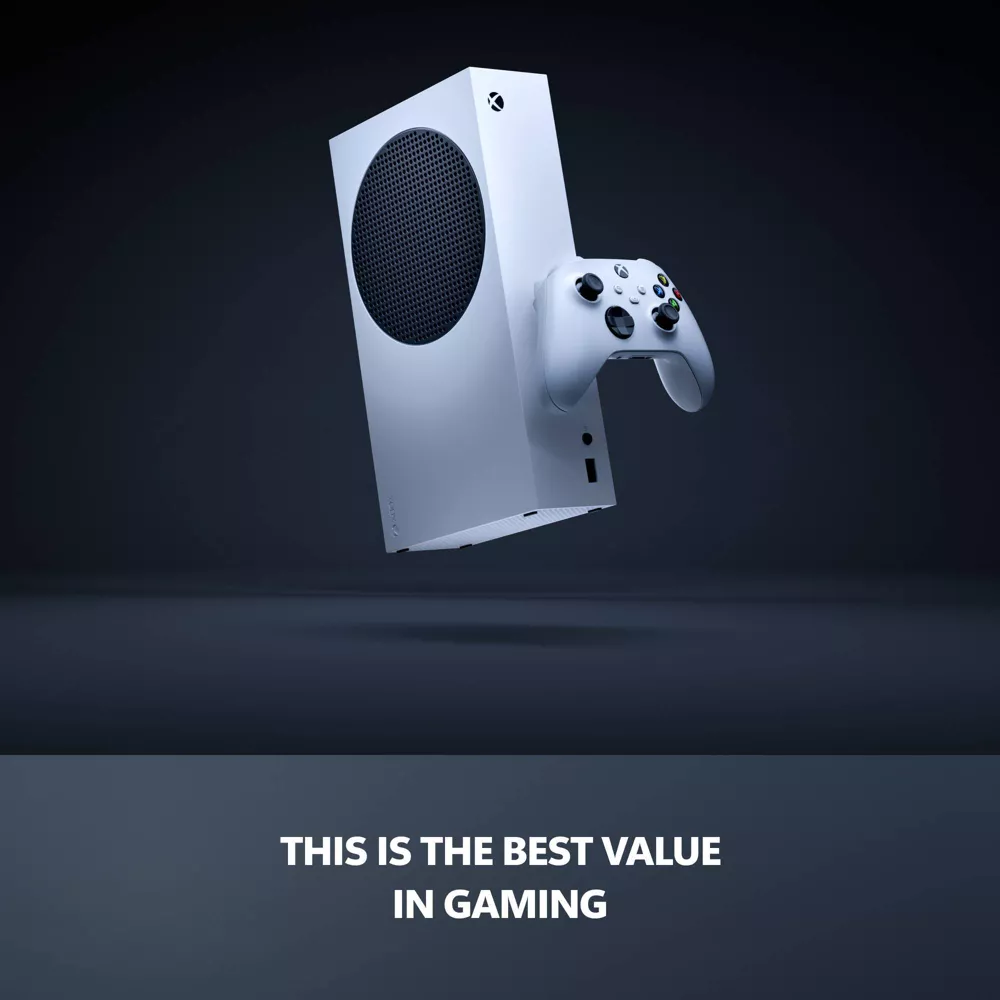 XBOX Series S: Gaming Console with 1TB: USB-C Connection & Wi-Fi 5, Includes XBOX Wireless Controller - Robot White - Image 5